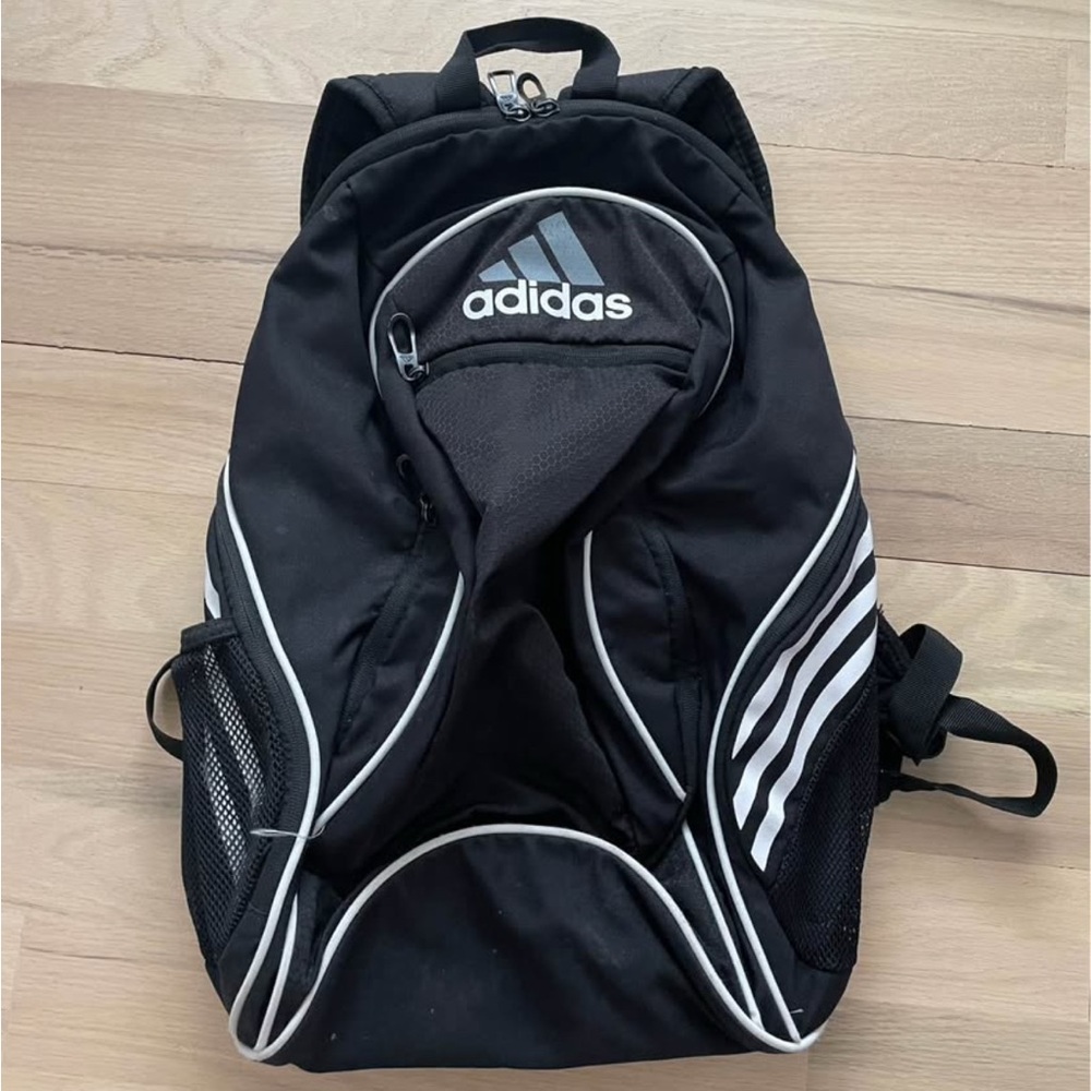 Adidas Black & White Soccer Backpack